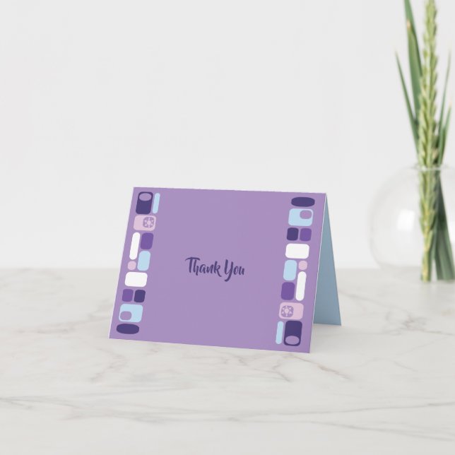 Así que MOD Bat Mitzvah Gracias Tarjeta (Anverso)