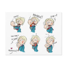 Así que postal pequeña