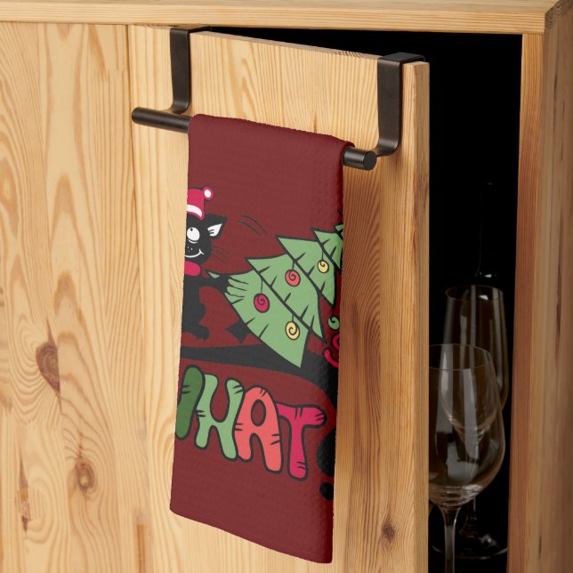 Así Que Qué Navidades Té De Gato Toalla (Pliegue de tercios)