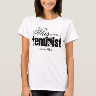 Así se ve una feminista camiseta