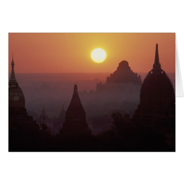 Asia, Birmania, (Myanmar), Pagan (Bagan) El templo (Anverso (Horizontal))