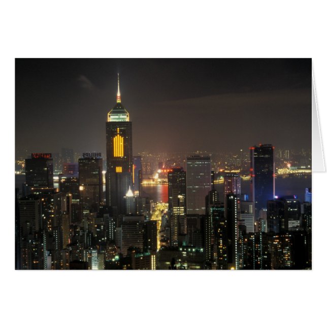 Asia, China, Hong Kong, central desde Stubbs road (Anverso (Horizontal))