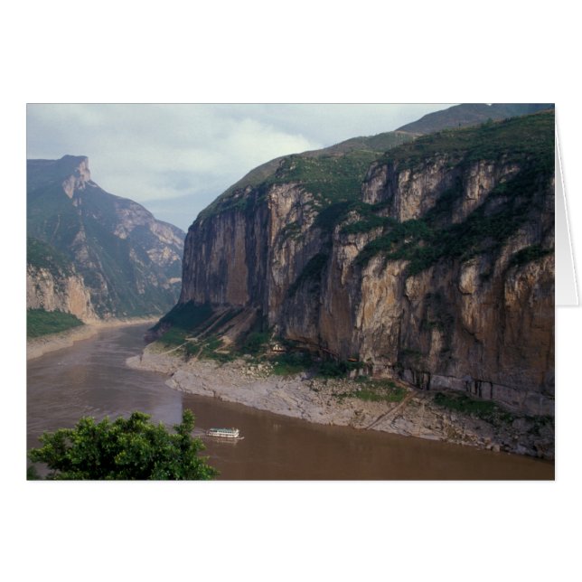 Asia, China, río Yangtsé, Tres Gargantas. (Anverso (Horizontal))