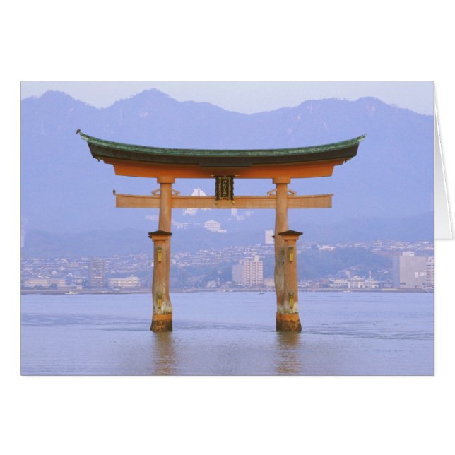 Asia, Japón, Hiroshima. Mivaiima. Puerta de Torii (Anverso (Horizontal))