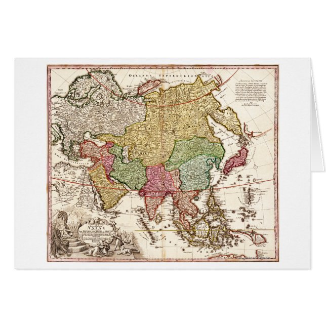 Asia: Mapa panorámicoAsia 6 (Anverso (Horizontal))