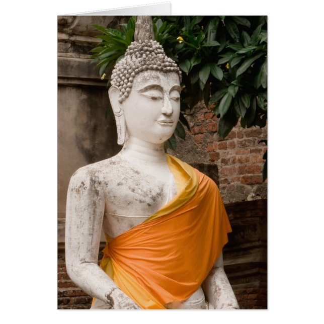 Asia, Tailandia, Siam, Buda en Ayutthaya (Frente)