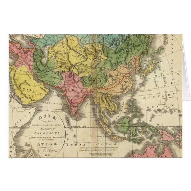 Asia y el Imperio de Genghis Kahn (Anverso (Horizontal))