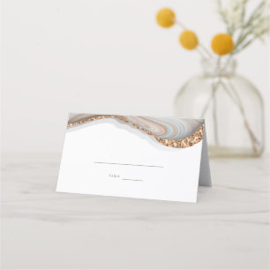 Asiento Agate Marble Stone Boda Tarjeta de plaza