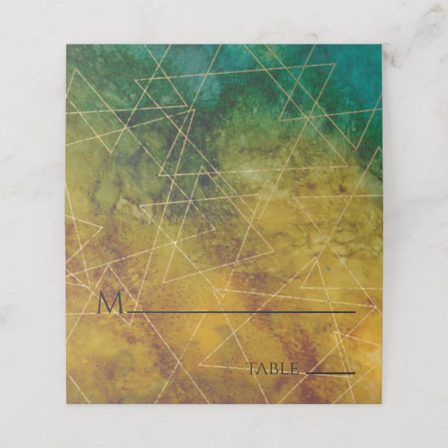 Asiento Bar o Bat Mitzvah fuera de esta tarjeta World Plac (Exterior desplegado)