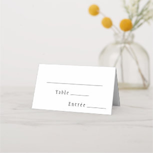 Asiento Carta clásica gótica blanca Elección de la tarjeta