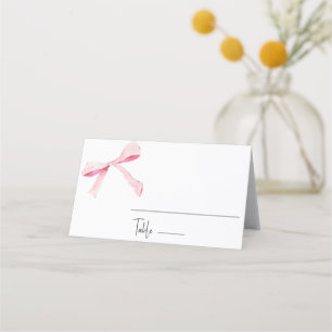 Asiento Cinta Boda floral Tarjeta de lugar