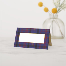 Asiento Clan Dundonald Boda Tarjeta de lugar plegado