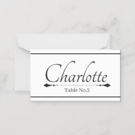 Asiento Colocar Boda de tarjeta