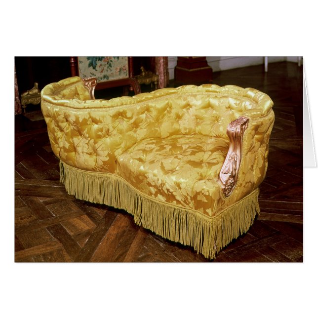 Asiento de amor acolchado, Período Napoleón III (Anverso (Horizontal))