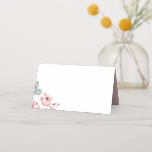 Asiento Dusty Rosa tarjeta de plaza Boda