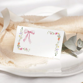 Asiento elegante y minimalista tarjeta de presentación Bow