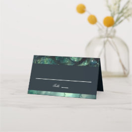 Asiento Encantada tarjeta de lugar de boda del jardín mági