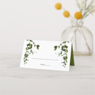 Asiento Eucalipto Rústico deja tarjeta de lugar Boda