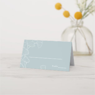 Asiento Ginkgo Biloba Whimsical Boda Doble Tarjeta de Luga