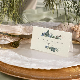 Asiento La vegetación del invierno Tarjeta de Boda de Ma