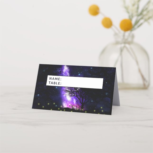Asiento Magnífica tarjeta de lugar de la vía láctea (Anverso)