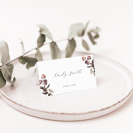 Asiento Moody Purple Rosa Boda plegado Tarjeta de plaza