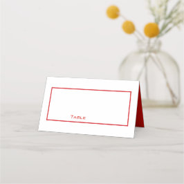 Asiento No se ajusta el Boda de Eloping | Tarjeta de mesa