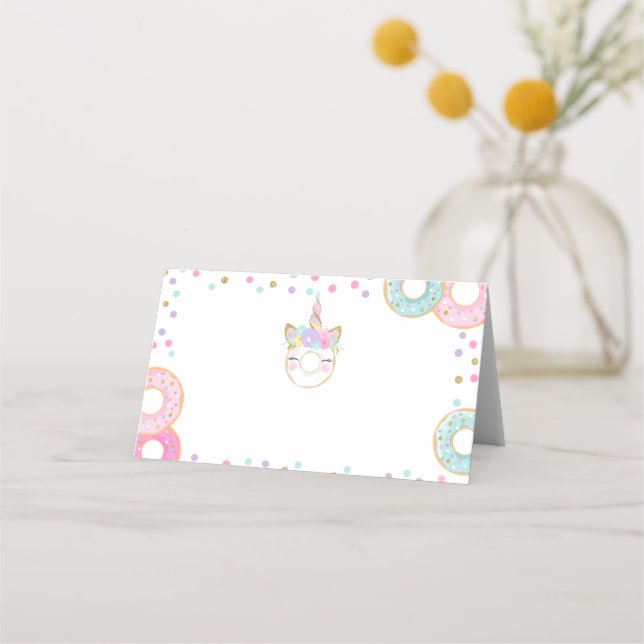 Asiento Número de tabla de donut de la tarjeta de lugar de (Anverso)