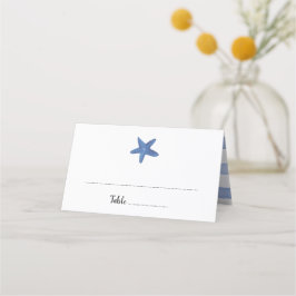 Asiento Pez estrella | Tarjeta de Escort Boda Oceánico