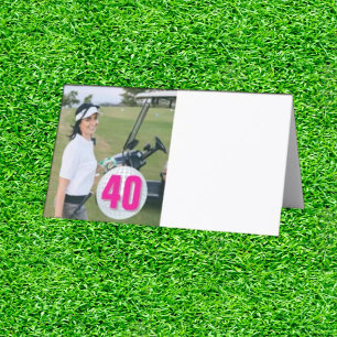 Asiento PNK LADY Fiesta de golf Planes Tarjeta de lugar pl