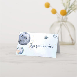 Asiento Primer viaje alrededor de la tarjeta Sun Folded Pl