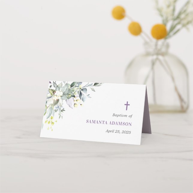 Asiento Rosas románticos | Duste tarjeta de plaza Boda ros (Reverso)