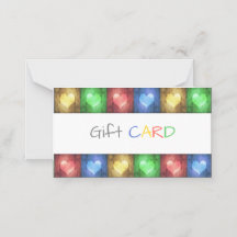 Rústica tarjeta de regalo de corazón El día de San