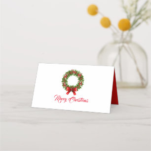 Asiento Tarjeta de colocación de navidades