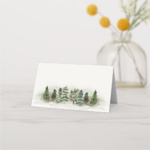 Asiento tarjeta de cumpleaños de bosque o de bebé