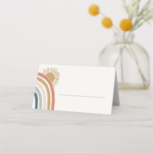 Asiento tarjeta de cumpleaños para el lugar del sol o duch