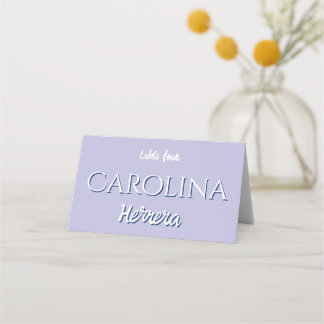 Asiento Tarjeta de invitado minimalista con franja de crem