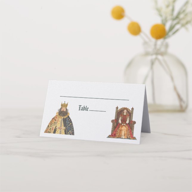 Asiento Tarjeta de la plaza del Boda real del Renacimiento (Anverso)