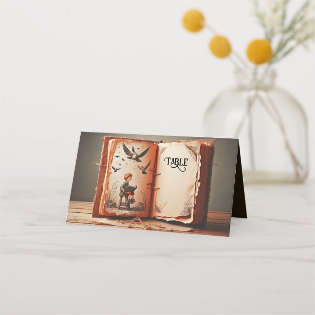 Asiento Tarjeta de lugar caprichosa (Anverso)