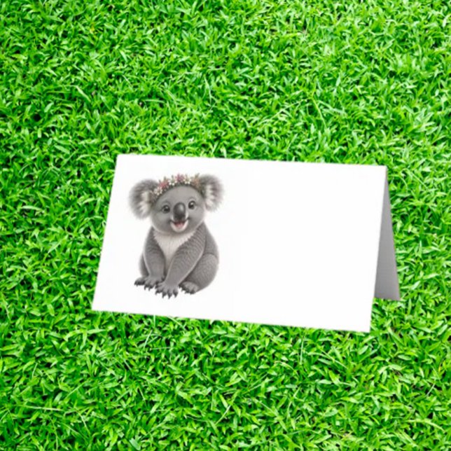Asiento Tarjeta de lugar de koala pequeño (making it effortless to add personality and joy to birthdays, baby showers, and family gatherings)