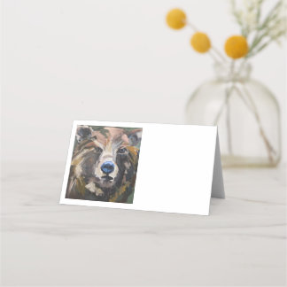 Asiento Tarjeta de lugar del oso