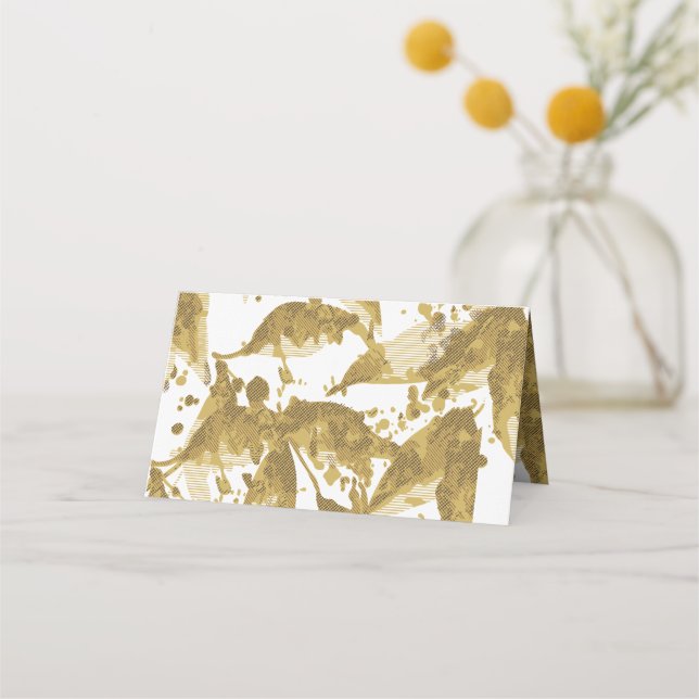 Asiento Tarjeta de lugar doblada (Anverso)