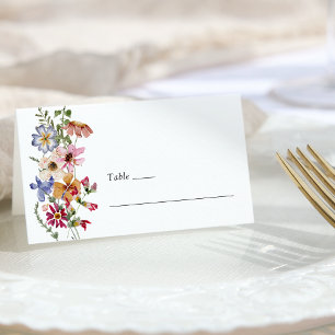 Asiento Tarjeta de lugar doblada Boho
