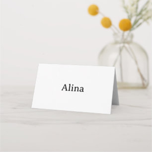 Asiento Tarjeta de lugar plegada para promoción de marca s