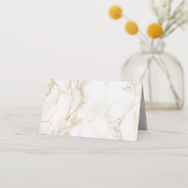 Asiento Tarjeta de lugar plegado de aspecto mareado Boda (Anverso)