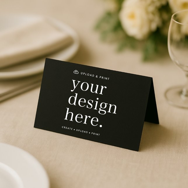 Asiento Tarjeta de lugar plegado tu envío de diseño (Versatile place cards for business, events, weddings, special occasions & more!)
