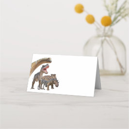 Asiento Tarjeta de mesa Jurassic World Dinosaurs