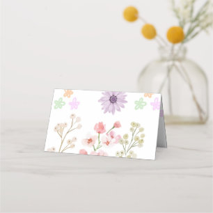 Asiento Tarjeta de mesa plegable de papel de semilla de fl