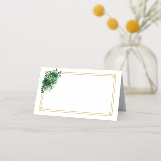 Asiento Tarjeta de nombre plegada (Anverso)