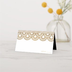 Asiento Tarjeta de plaza Boda Motif Motif de Art Deco